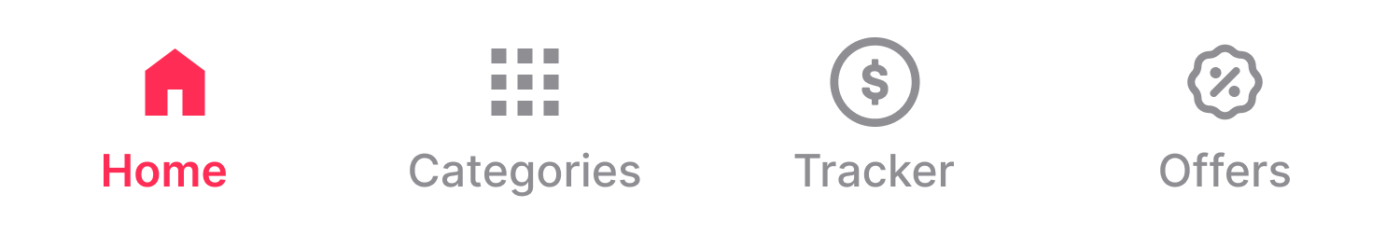 Zepto navigation — after redesign