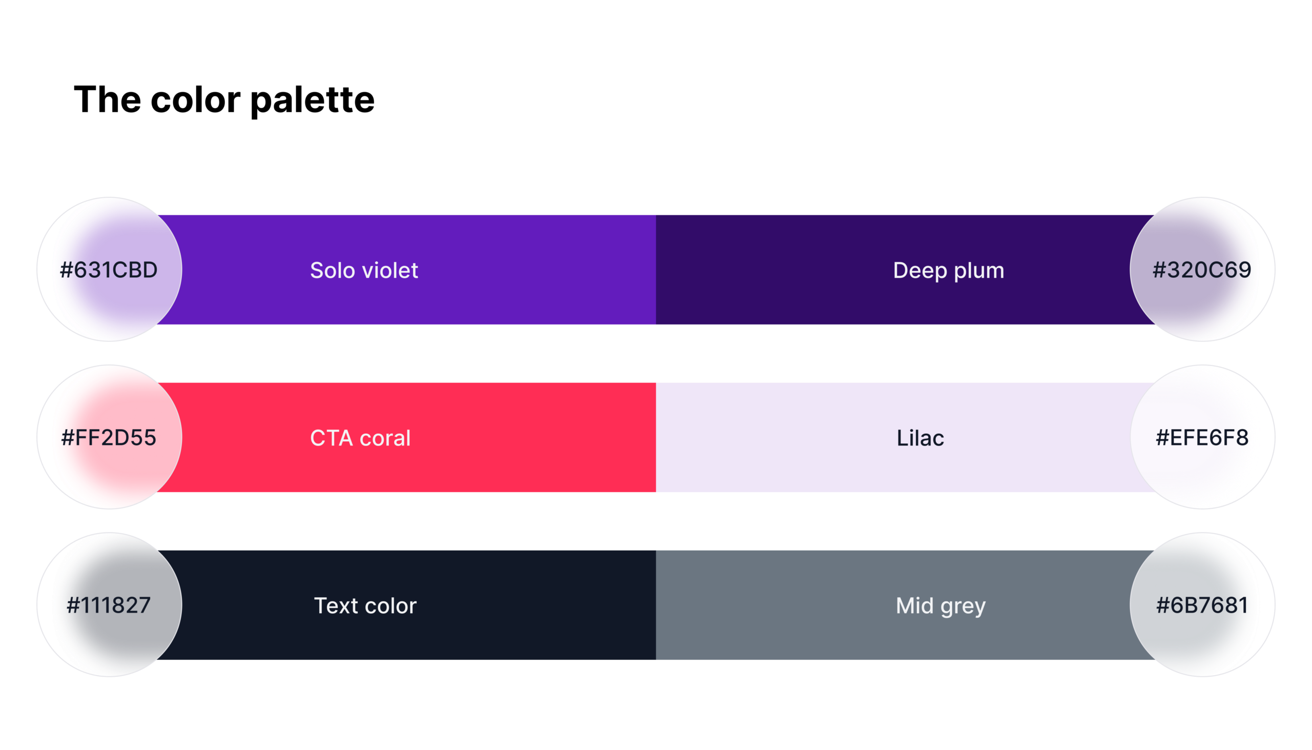 Zepto redesign — color palette